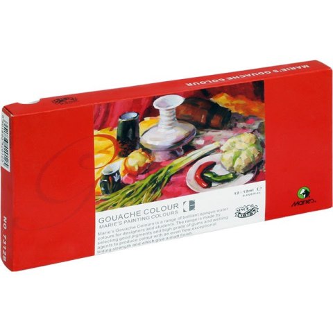 FARBY GWASZ MARIE'S 12ml*12 KOLORÓW MARIES FARBY GWASZ MARIE'S 12ml*12 KOLORÓW MARIES