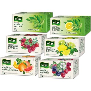 HERBATA VITAX INSPIRATIONS ŻURAWINA z MALINĄ (20) Vitax