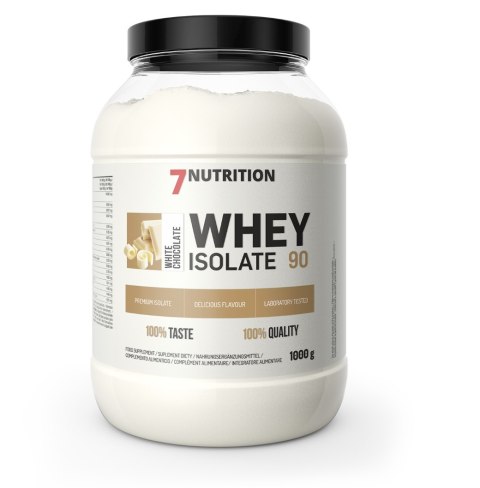 7Nutrition Whey Isolate 90 1 kg o smaku białej czekolady
