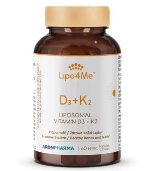 Aronpharma Lipo4U D3+K2 60 kapsułek HPMC