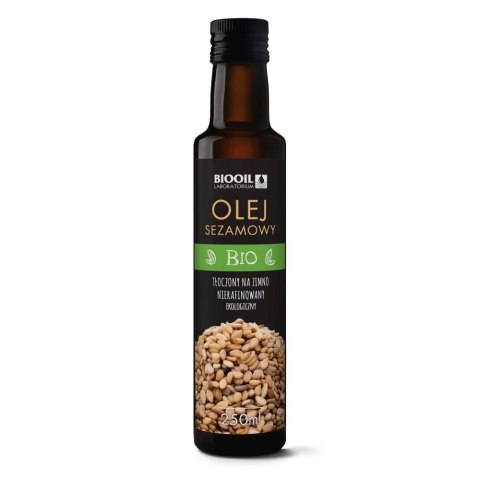 BIOOIL Olej Sezamowy Tłoczony Na Zimno BIO 250 ml