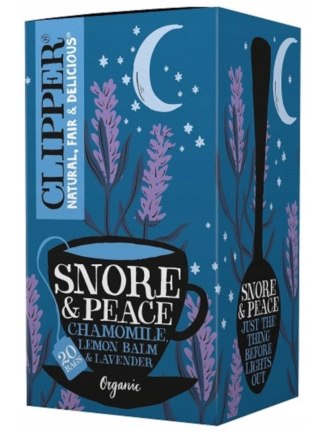 Clipper Herbatka Z Melisą I Lawendą (Snore & Peace) BIO (20 x 1,5 g) 30 g