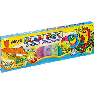 FARBY WITRAŻOWE AMOS 22ml*10 KOLORÓW Amos