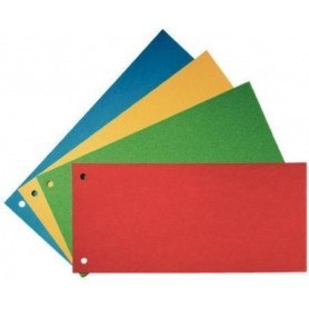 PRZEKŁADKI KARTONOWE ESSELTE 1/3 A4 MIX KOLORÓW (100) Esselte