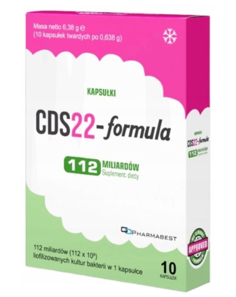Pharmabest CDS22-formula 112 miliardów 10 kapsułek