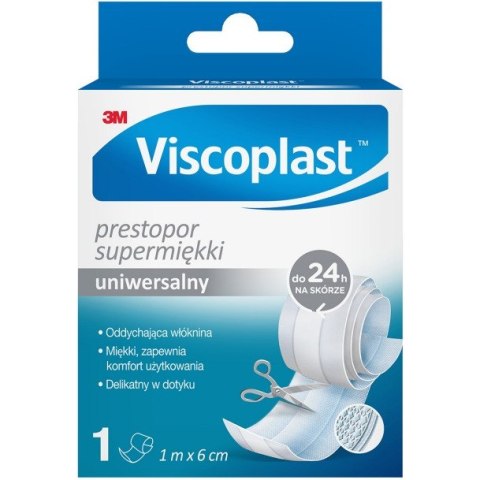 Plaster Viscoplast Prestopor 6cmx1m supermiękki Viscoplast