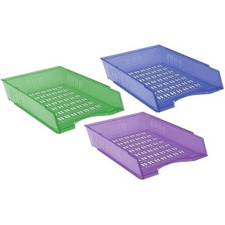 Szufladka na biurko DONAU, 370x256x70mm, ażurowa, Donau