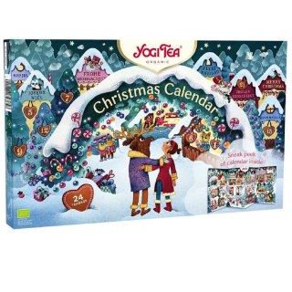 Yogi Tea Kalendarz Adwentowy 2025 (Herbatki I Herbaty) BIO 24 sztuki 45,7 g