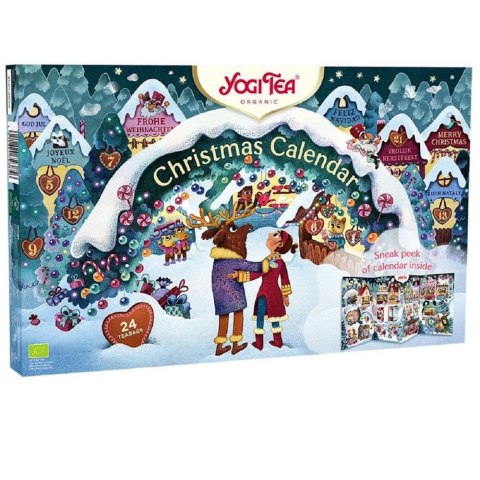 Yogi Tea Kalendarz Adwentowy 2025 (Herbatki I Herbaty) BIO 24 sztuki 45,7 g