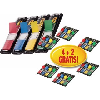 Zakładki Post-it 11.9x43.1mm 4 kolory (6x4x35) Post-it