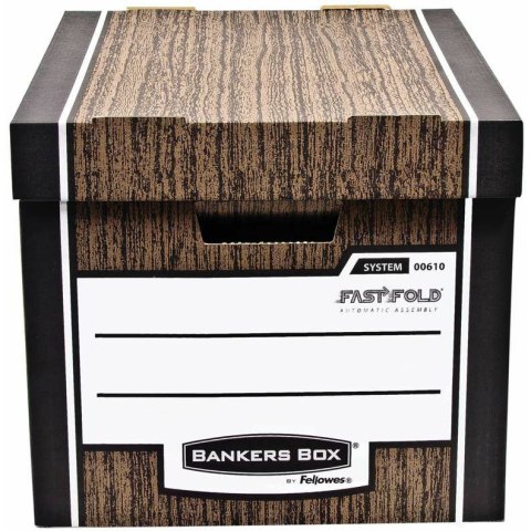 Pudło Bankers Box Woodgrain 340x295x405mm brązowe BANKERS BOX Pudło Bankers Box Woodgrain 340x295x405mm brązowe BANKERS BOX