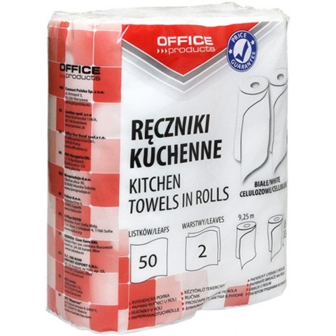 Ręczniki w rolce Office Products 9.25m 2w celuloza białe (2) Office Products Ręczniki w rolce Office Products 9.25m 2w celuloza białe (2) Office Products