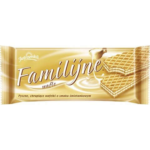 WAFLE JUTRZENKA FAMILIJNE 180g ŚMIETANKOWE Jutrzenka WAFLE JUTRZENKA FAMILIJNE 180g ŚMIETANKOWE Jutrzenka