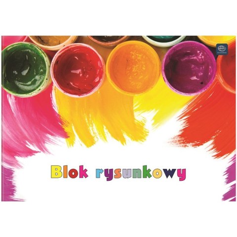 Blok rysunkowy Interdruk A4/20k biały Interdruk Blok rysunkowy Interdruk A4/20k biały Interdruk
