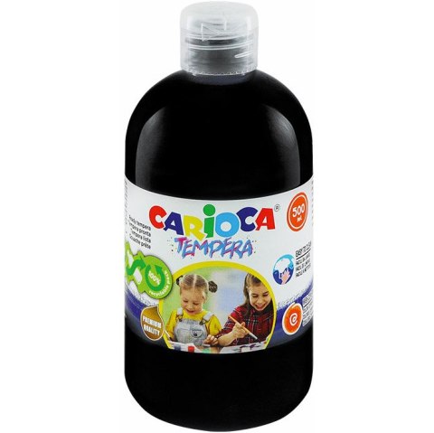 Farba tempera Carioca 500ml czarna CARIOCA Farba tempera Carioca 500ml czarna CARIOCA
