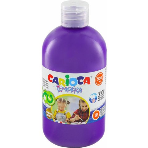 Farba tempera Carioca 500ml fioletowa CARIOCA Farba tempera Carioca 500ml fioletowa CARIOCA