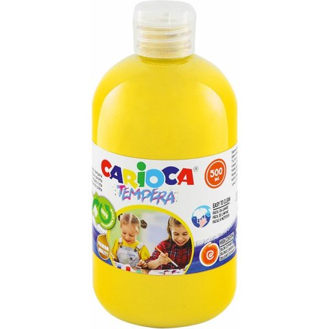 Farba tempera Carioca 500ml żółta CARIOCA Farba tempera Carioca 500ml żółta CARIOCA