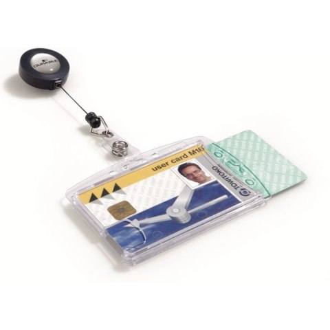 HOLDER NA 2 KARTY DURABLE AKRYLOWY + MECHANIZM ŚCI Durable HOLDER NA 2 KARTY DURABLE AKRYLOWY + MECHANIZM ŚCI Durable