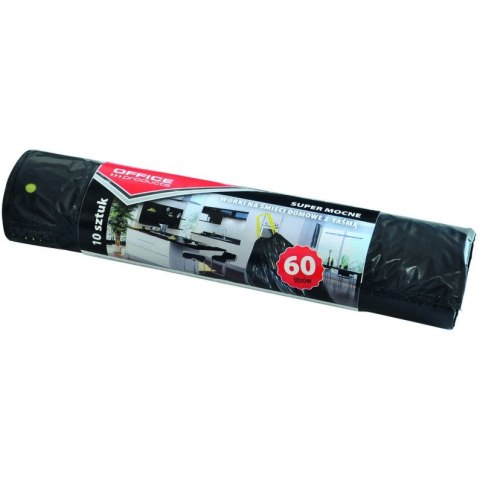 Worki na śmieci Office Products 60L LDPE z taśmą czarne (10) Office Products Worki na śmieci Office Products 60L LDPE z taśmą czarne (10) Office Products