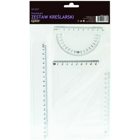 ZESTAW GEOMETRYCZNY GRAND GR-032T Grand ZESTAW GEOMETRYCZNY GRAND GR-032T Grand
