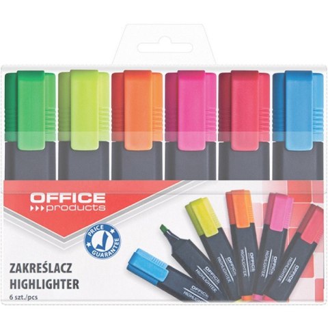 Zakreślacze Office Products 6 kolorów Office Products Zakreślacze Office Products 6 kolorów Office Products