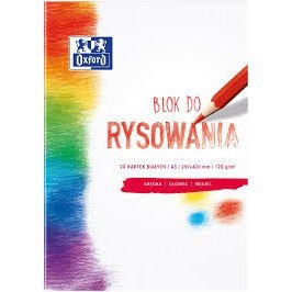 Blok rysunkowy Oxford A3/20k biały Oxford Blok rysunkowy Oxford A3/20k biały Oxford
