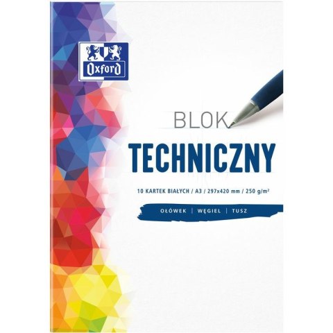 Blok techniczny Oxford A3/10k biały Oxford Blok techniczny Oxford A3/10k biały Oxford