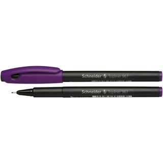 Cienkopis Schneider Topliner 967 0.4mm fioletowy Schneider