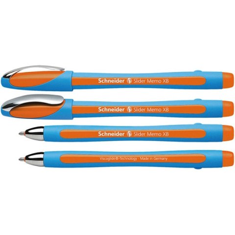 Długopis Schneider Slider Memo XB pomarańczowy Schneider Długopis Schneider Slider Memo XB pomarańczowy Schneider