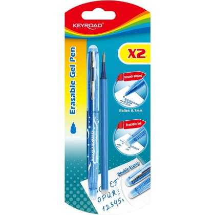 Długopis wymazywalny Keyroad 0.7mm niebieski KEYROAD