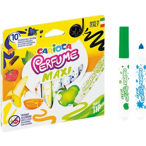 Flamastry Carioca Perfume Maxi 10 kolorów CARIOCA Flamastry Carioca Perfume Maxi 10 kolorów CARIOCA