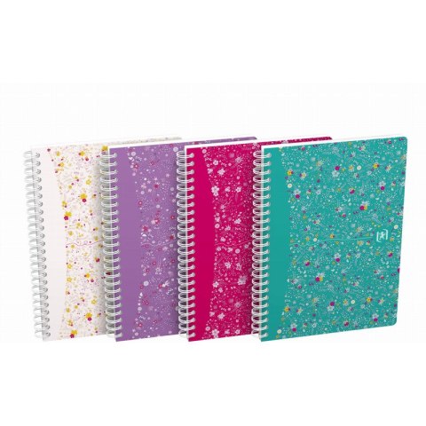 KOŁONOTATNIK OXFORD FLORAL A5/60K LINIA Oxford KOŁONOTATNIK OXFORD FLORAL A5/60K LINIA Oxford