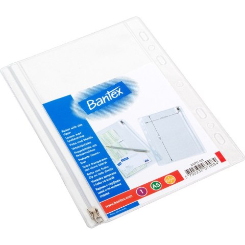 KOSZULKI Z SUWAKIEM BANTEX A5/140µm GROSZKOWE (10) Bantex