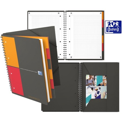 Kołonotatnik Oxford Organiserbook A4+/80k kratka Oxford Kołonotatnik Oxford Organiserbook A4+/80k kratka Oxford