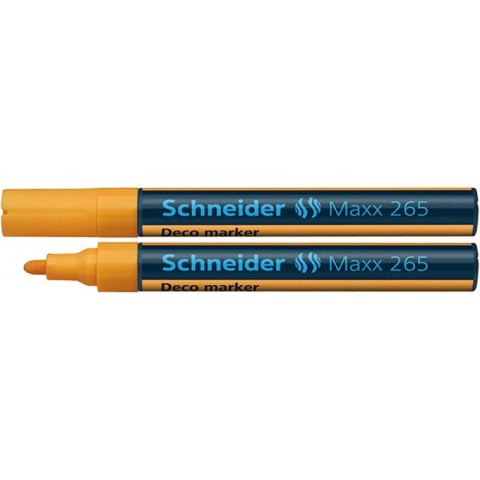 Marker kredowy Schneider Maxx 265 Deco pomarańczowy Schneider Marker kredowy Schneider Maxx 265 Deco pomarańczowy Schneider