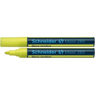 Marker kredowy Schneider Maxx 265 Deco żółty Schneider