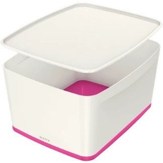 POJEMNIK LEITZ MyBOX 318x198x385mm BIAŁO-RÓŻOWY Leitz POJEMNIK LEITZ MyBOX 318x198x385mm BIAŁO-RÓŻOWY Leitz