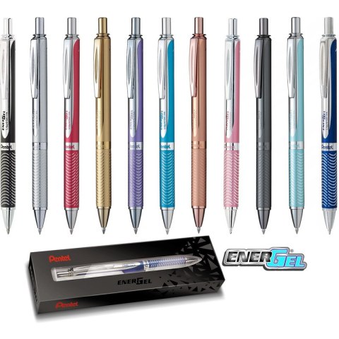 Pióro kulkowe Pentel EnerGel BL407 niebieskie Pentel