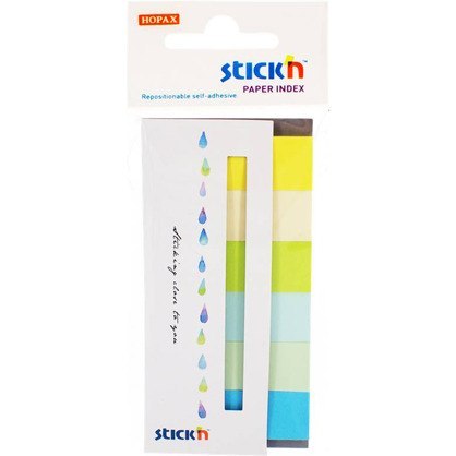 ZAKŁADKI STICK'N 15x45mm 6 KOLORÓW (6x30) STICK'N ZAKŁADKI STICK'N 15x45mm 6 KOLORÓW (6x30) STICK'N