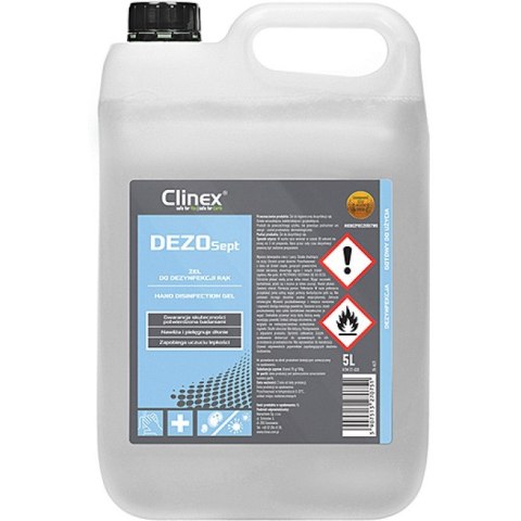 Żel do dezynfekcji rąk Clinex DezoSept 5L Clinex Żel do dezynfekcji rąk Clinex DezoSept 5L Clinex