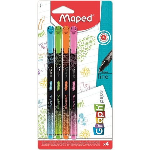 CIENKOPISY MAPED GRAPH'PEPS DECO FANCY 4 KOL Maped CIENKOPISY MAPED GRAPH'PEPS DECO FANCY 4 KOL Maped