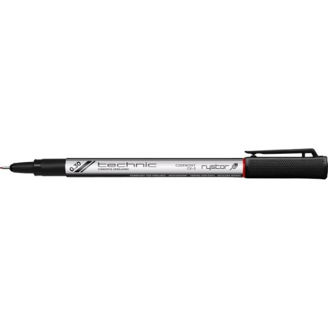 Cienkopis kreślarski Rystor Technic 0.1mm czerwony Rystor Cienkopis kreślarski Rystor Technic 0.1mm czerwony Rystor