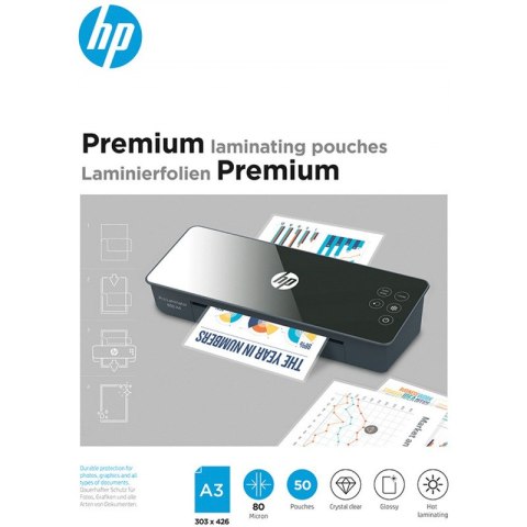 FOLIA LAMINACYJNA HP PREMIUM A3/80µM BŁYSK (50) HP FOLIA LAMINACYJNA HP PREMIUM A3/80µM BŁYSK (50) HP