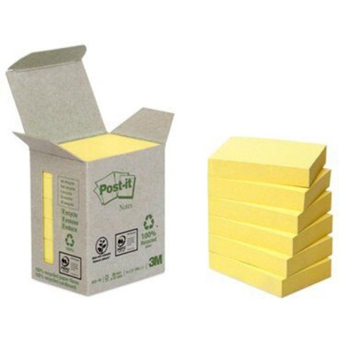 Karteczki Post-it 38x51mm (653-1B) żółte (6x100) Post-it Karteczki Post-it 38x51mm (653-1B) żółte (6x100) Post-it