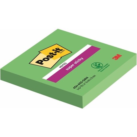 Karteczki Post-it Super Sticky 76x76mm (654-6SS-GRN) zielone (90) Post-it Karteczki Post-it Super Sticky 76x76mm (654-6SS-GRN) zielone (90) Post-it