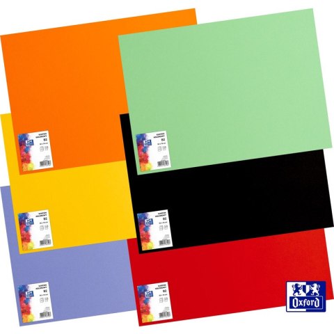 Karton Oxford B2 225g czerwony Oxford Karton Oxford B2 225g czerwony Oxford