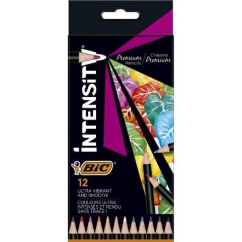Kredki ołówkowe BiC Intensity Premium 12 kolorów Bic Kredki ołówkowe BiC Intensity Premium 12 kolorów Bic