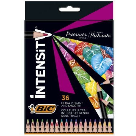 Kredki ołówkowe BiC Intensity Premium 36 kolorów Bic Kredki ołówkowe BiC Intensity Premium 36 kolorów Bic