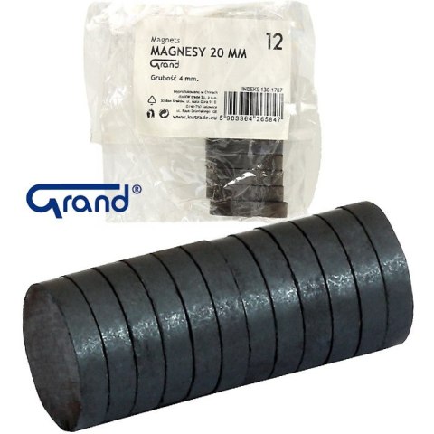 Magnesy Grand śr.20mm (12) Grand Magnesy Grand śr.20mm (12) Grand