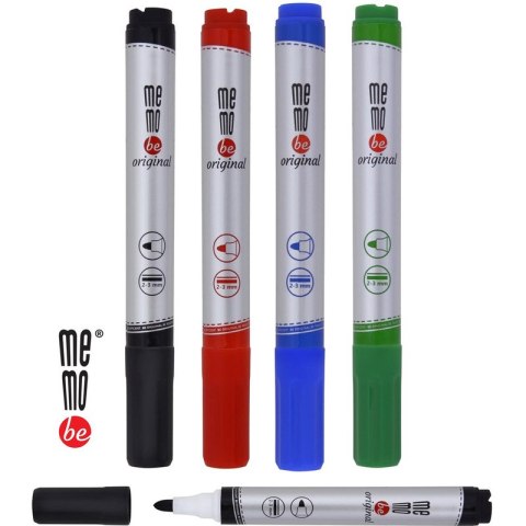 Marker do tablic MemoBe MM004 niebieski MemoBe Marker do tablic MemoBe MM004 niebieski MemoBe